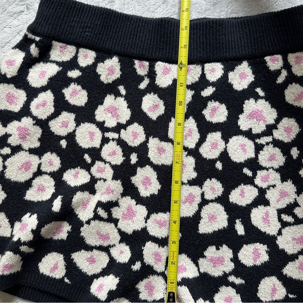UGG Shaina Knit Lifestyle Lounge Shorts‎ Black/Pink/White Size L - Picture 6 of 8